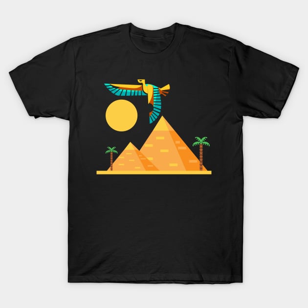 Egyptian pyramids T-Shirt by FK